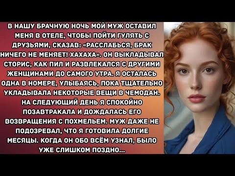 Видео: В нашу брачную ночь мой муж оставил меня в отеле, чтобы пойти гулять с друзьями, сказав： ...