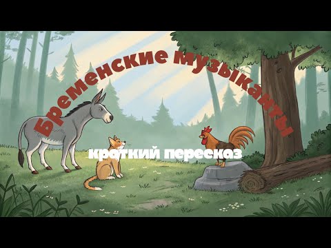Видео: Братья Гримм «Бременские музыканты» | Краткий пересказ
