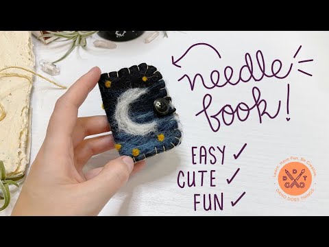 Видео: Быстрая и весёлая самодельная игольница из фетра — Tiny Needle Minder