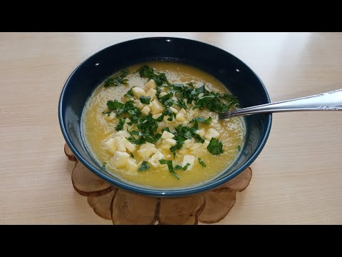 Видео: Суп-пюре з кабачків.