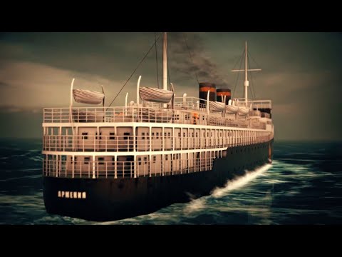 Видео: Самое крупное крушение теплохода в истории. The largest ship wreck in history