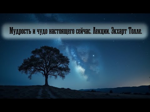 Видео: Мудрость и чудо настоящего сейчас. Лекции лучшее.  Экхарт  Толле.