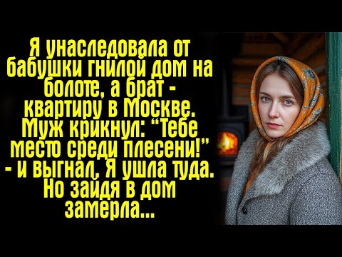 Видео: Я унаследовала от бабушки гнилой дом на болоте, а брат — квартиру в Москве. Муж крикнул: “Тебе...
