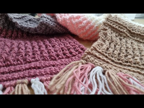 Видео: 🧶Релефен шал, изплетен на една кука🧶/ Crochet Scarf