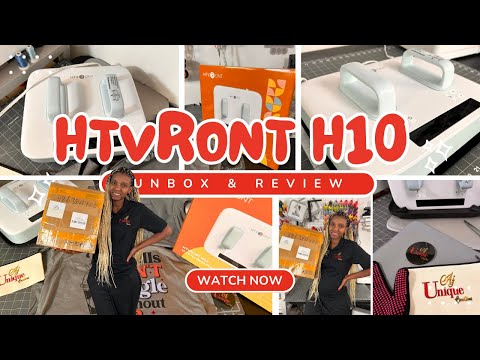 Видео: 🔥 Распаковываем термопресс HTVRONT H10! Пройдёт ли он тест? + Победитель Loklik iPaint 🎉