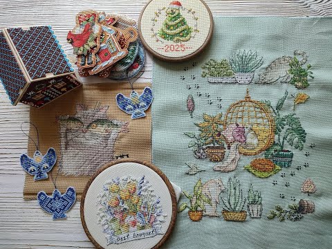 Видео: Вишиті роботи за 2024-2025 рік / вишивка хрестиком