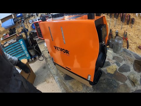 Видео: Установка небольшого дизельного обогревателя в мастерской