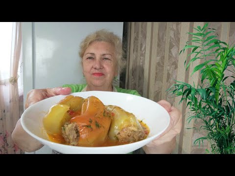 Видео: Любимые фаршированные перцы.Как всегда очень вкусно !