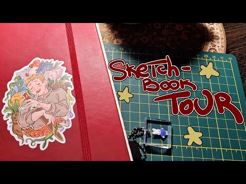 Видео: Sketchbook Tour |☆| Обзор Скетчбука