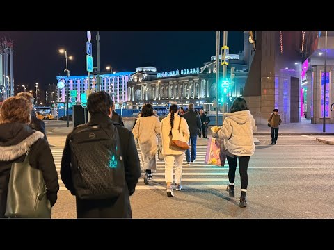 Видео: Прогулка по ночной Москве