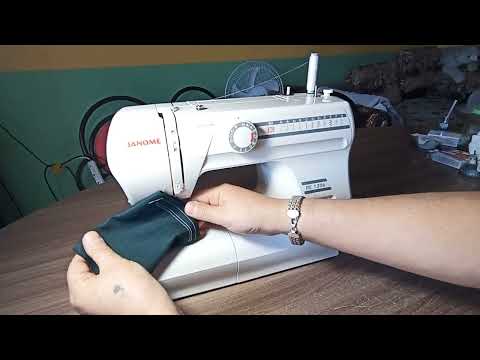 Видео: Швейная машина JANOME  RE - 1306 .