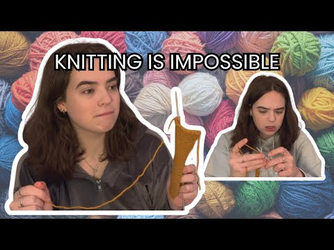 Видео: Вязальщица пробует вязать! *стресс*