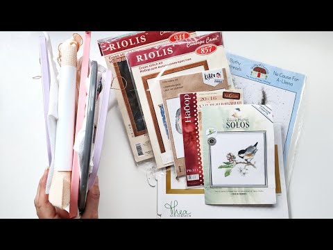 Видео: Мои начатые процессы Вышивки крестом Лама из Лондона МПСтудия Riolis Heritage Panna Klart Gouverneur