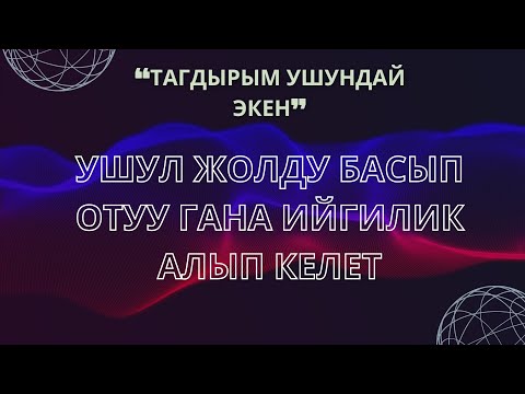 Видео: УШУНДАЙ ЖОЛДУ БАСЫП ОТКОН ГАНА АДАМ ИЙГИЛИКТИН ДААМЫН ТАТАТ!