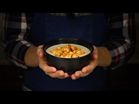 Видео: САМЫЙ ВКУСНЫЙ ГРИБНОЙ КРЕМ-СУП ИЗ ШАМПИНЬОНОВ С ДОМАШНИМИ ГРЕНКАМИ РЕЦЕПТ ДНЯ