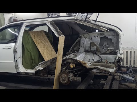 Видео: Honda accord при смерти, замена задней четверти