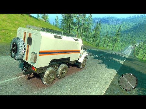 Видео: ГРУЗОВИКИ БЕЗ ТОРМОЗОВ НА СПУСКЕ ! ЭТО КАПЕЦ ! - GTA 4 RUSSIA