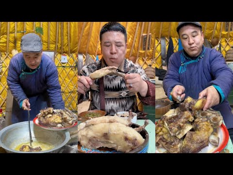 Видео: Традиционная повседневная жизнь монгольских пастухов в Чаба Баннере! 33 #еда #кулинария #монголия