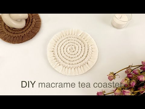 Видео: DIY | macrame tea coaster | Сделай сам | подставка для чая макраме