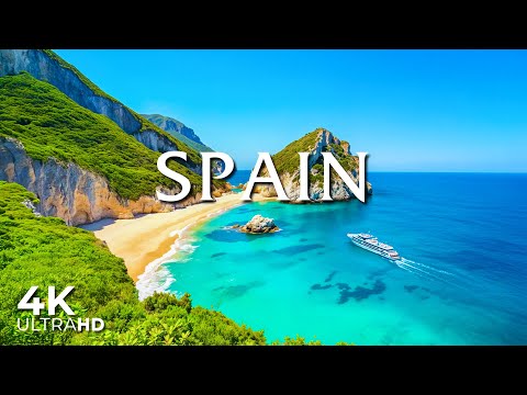 Видео: ИСПАНИЯ 4K – яркие пейзажи и вневременная красота под расслабляющую музыку | Видео 4K Ультра HD