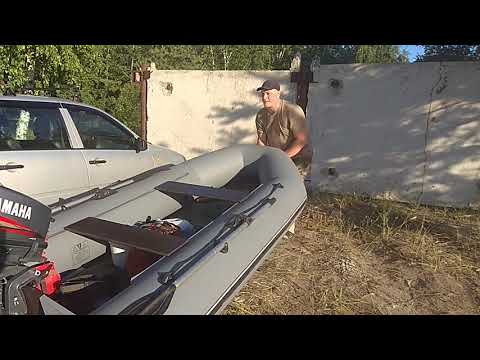 Видео: Транцевые колёса для ПВХ лодки - отличная вещь!!!