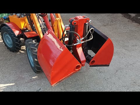 Видео: Обзор грейфера на мини погрузчик