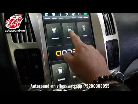Видео: Штатная Магнитола Tesla Style Lexus RX300/330/350 Toyota Harrier 11.8"(6 ядер 4/32)android 9.0