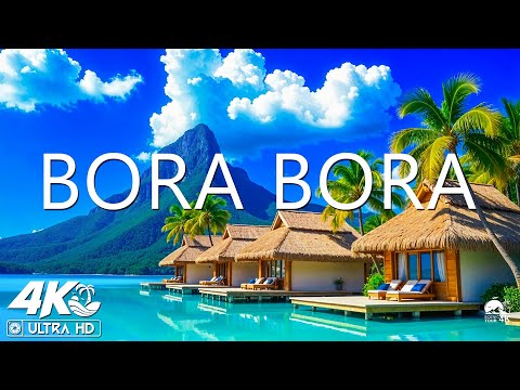 Видео: Бора-Бора 4K UHD | Райские виды — бирюзовые моря, белые пески и роскошные курорты