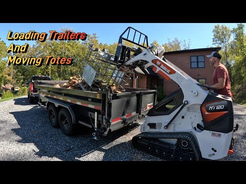 Видео: Bobcat MT120 в работе / бизнесе по заготовке дров!