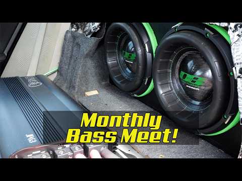 Видео: Сборка автозвука на заказ и демонстрация басов | Car Meet