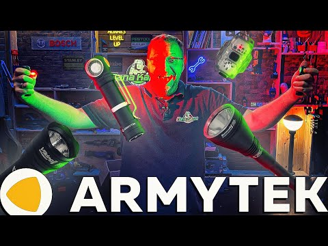Видео: Куча фонарей от ARMYTEK