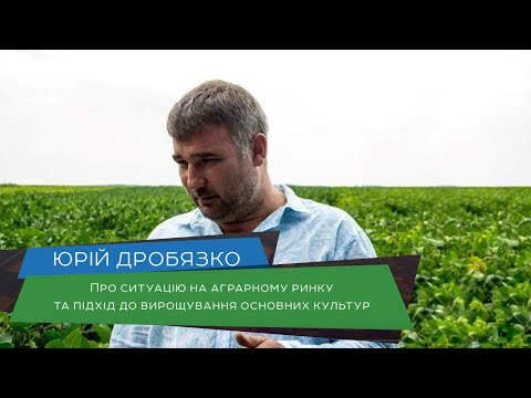 Видео: Юрій Дробязко - Про ситуацію на аграрному ринку та підхід до вирощування основних культур