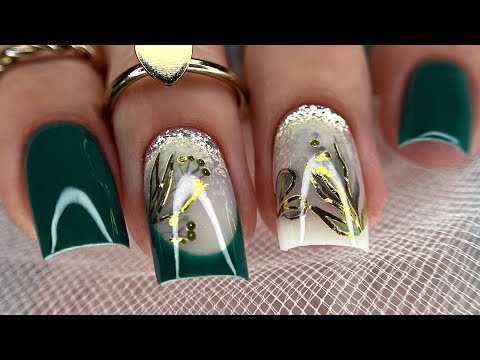 Видео: 💥ВЫУЧИ ЭТУ ТЕХНИКУ и будешь делать растяжку КАК ПРОФИ!ЭФФЕКТНЫЕ ЗОЛОТЫЕ БЛЕСТКИ! Френч