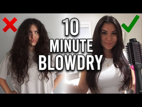 Видео: Фен REVLON One-Step: салонная укладка (кудрявые, вьющиеся волосы)