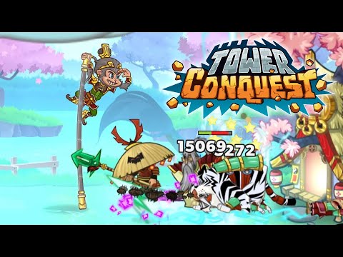 Видео: Tower Conquest #255 СУНЬ УКУН НА 4 ⭐