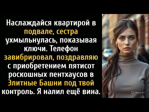 Видео: Во время семейного ужина сестра получила пентхаус, и мне позвонили тайно.