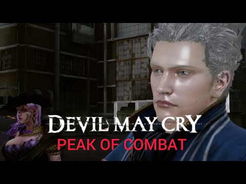 Видео: Играбельный Вергилий в игре devil may cry peak of combat часть 8