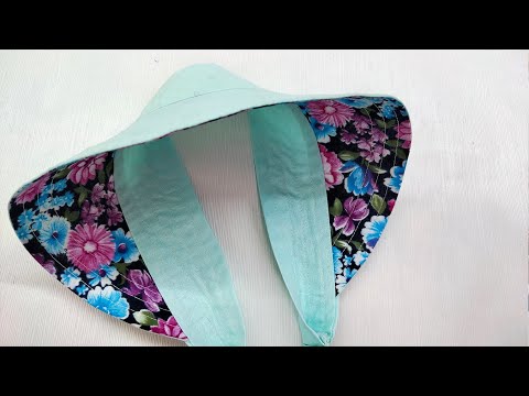 Видео: Каждое лето НЕ ПОКУПАЮ! Нашла быстрый метод. Научу за 5 минут как сшить козырёк от солнца