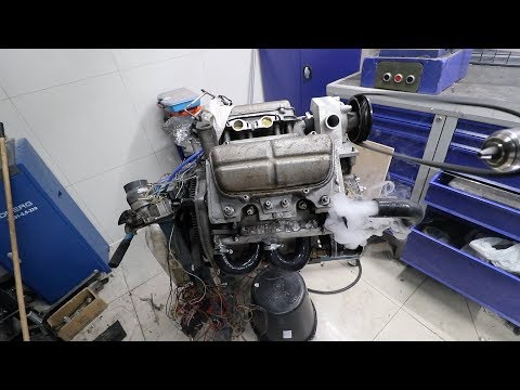 Видео: Инжекторный двигатель на Заз 968. Часть 8 (разводка водяного охлаждения)