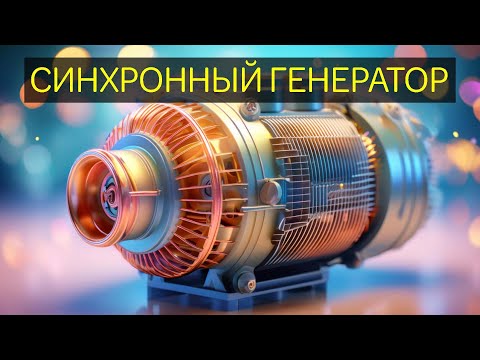 Видео: СИНХРОННЫЙ ГЕНЕРАТОР ПЕРЕМЕННО ТОКА - Как появляется электроэнергия? Якорь, ротор , статор , ЭДС.