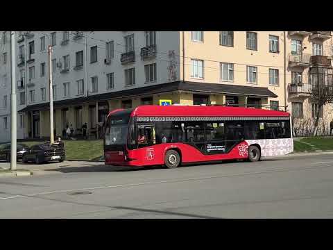 Видео: Работа троллейбусов «Авангард» на автономном ходу во Владимире 20.04.2025
