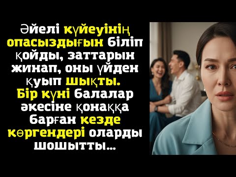 Видео: Әйелі күйеуінің опасыздығын біліп қойды, заттарын жинап, оны үйден қуып шықты. Бір күні балалар