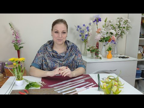 Видео: Проволока для керамической флористики