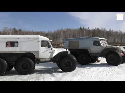 Видео: Вездеход 6х6 "ТАЙМЕНЬ". Весенняя рыбалка в апреле 2025. Рыбалка. Часть 2