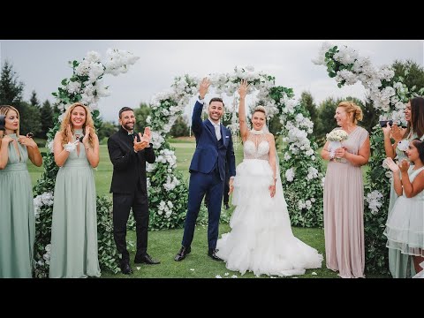 Видео: Сватбената церемония на Камелия и Астрит в Голф-клуб "Света София"