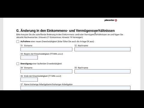 Видео: Как заполнить формуляр VÄM от Джобцентра, чтобы сообщить о каком-нибудь изменении