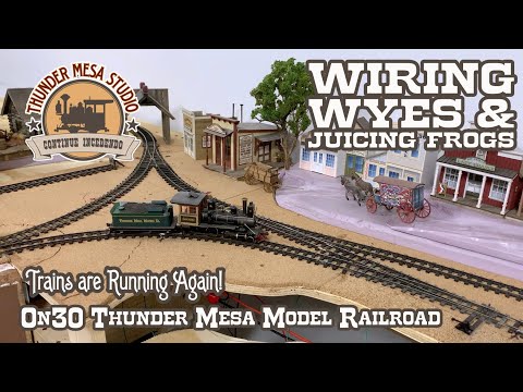 Видео: Монтажные тройники и лягушки для сока | Модель железной дороги Thunder Mesa