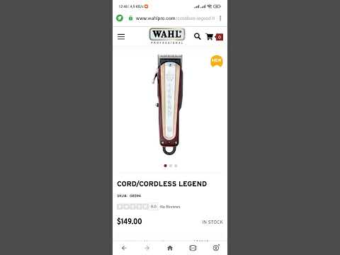 Видео: Ещё немного про Wahl cordless Legend