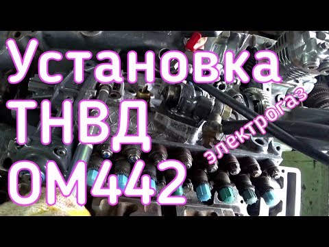 Видео: Установка ТНВД ОМ442 электрогаз