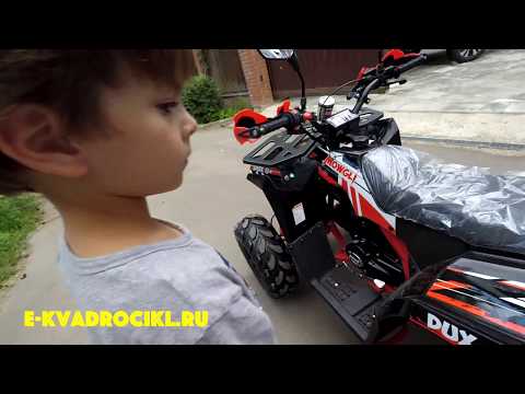 Видео: Квадроцикл МАУГЛИ DUX 8+ для детей и взрослых max. 160 кг.